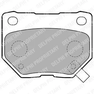 A_Тормозные колодки дисковые SUBARU Impreza "R "00-07 Delphi LP1780