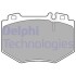 Тормозные колодки дисковые MERCEDES S(W220) "F "98-05 Delphi LP1851 (фото 1)