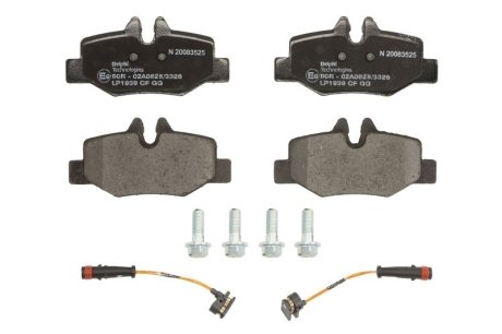 Тормозные колодки дисковые MERCEDES Vito(W639)/Viano \'\'R "03>> Delphi LP1939