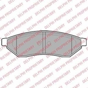 A_Тормозные колодки дисковые CHEVROLET Evanda "R "05>> Delphi LP1946