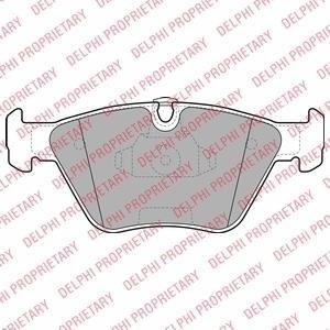 Тормозные колодки, дисковые Delphi LP1962