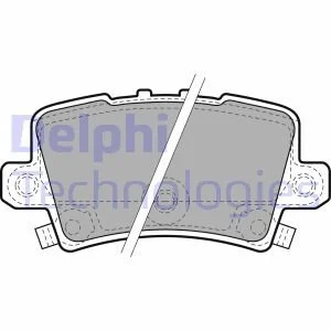 A_Тормозные колодки дисковые HONDA Civic "R "06-12 Delphi LP1971