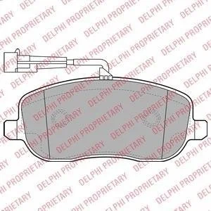 A_Тормозные колодки дисковые FIAT Croma "F "05>> Delphi LP2024