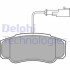 Тормозные колодки дисковые NISSAN/RENAULT NT400/Cabstar/Maxity "R "06>> Delphi LP2054 (фото 1)