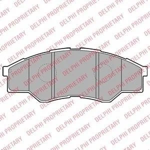 A_Тормозные колодки дисковые TOYOTA Hilux pikap "F "07>> Delphi LP2060