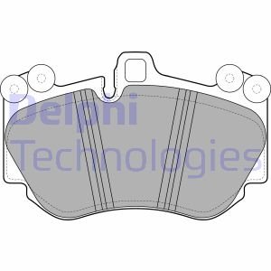 A_Тормозные колодки дисковые PORSCHE Caenne "F "03-07 Delphi LP2116