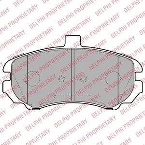 A_ГАЛЬМІВНІ КОЛОДКИ ДИСКОВІ HYUNDAI Elantra "F "03-05 Delphi LP2150