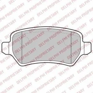 Гальмівні колодки, дискові Delphi LP2209
