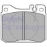 Тормозные колодки дисковые MERCEDES 200(W123)/300(W126)/450(R107) "F "79-91 Delphi LP221 (фото 1)