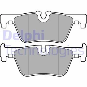 Гальмівні колодки дискові BMW 1(F20)/3(F30) "R "11>> Delphi LP2286
