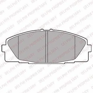 Комплект тормозных колодок из 4 шт. дисков Delphi LP2473