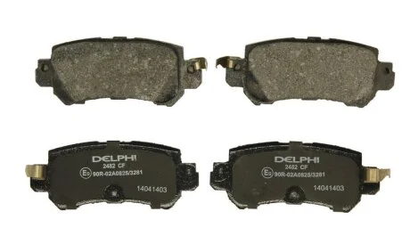 Комплект гальмівних колодок Delphi LP2482