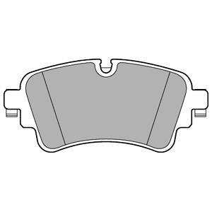 Комплект гальмівних колодок з 4 шт. дисків Delphi LP3240