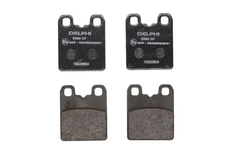 Комплект гальмівних колодок Delphi LP3382