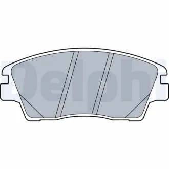 Комплект гальмівних колодок Delphi LP3519