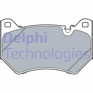 Тормозные колодки, дисковые Delphi LP3529