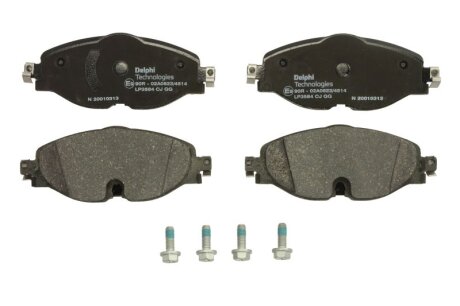Комплект гальмівних колодок Delphi LP3584