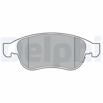 Тормозные колодки, дисковые Delphi LP3588
