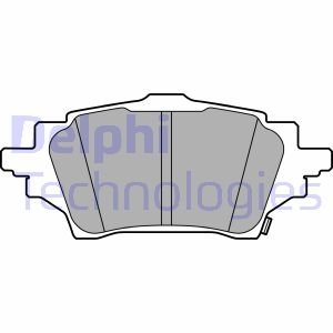 Тормозные колодки, дисковые Delphi LP3608