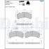 Комплект гальмівних колодок з 4 шт. дисків Delphi LP3820 (фото 1)
