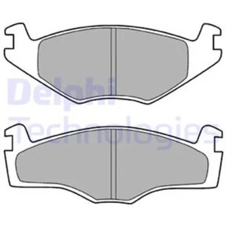 Тормозные колодки дисковые SEAT/VW Cordoba/Ibiza/Golf/Jetta/Passat "F "83-02 Delphi LP420
