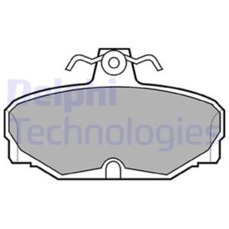 Тормозные колодки дисковые FORD Scorpio/Escort/Sierra "R 82-95 Delphi LP507