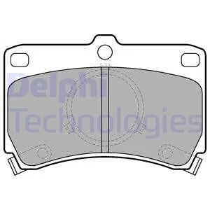 Тормозные колодки, дисковые Delphi LP531