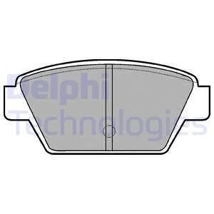 Тормозные колодки дисковые MITSUBISHI Colt/Eclipse/Galant/Lancer "90-96 Delphi LP533