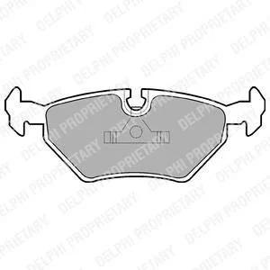 Тормозные колодки, дисковые Delphi LP555