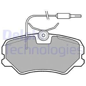 Тормозные колодки, дисковые Delphi LP564