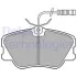 Тормозные колодки дисковые MERCEDES 190(W201)/E(W124) "F "84-95 Delphi LP608 (фото 1)