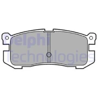 Тормозные колодки, дисковые Delphi LP624