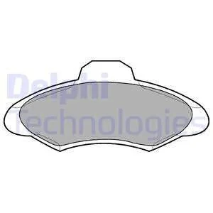Тормозные колодки, дисковые Delphi LP673
