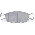 Тормозные колодки дисковые OPEL/DAEWOO Astra/Combo/Tigra/Vectra/Corsa/Lanos/Nexia \'91-98 Delphi LP702 (фото 1)
