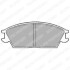 Тормозные колодки дисковые HYUNDAI Eccent/Lantra/Exel/Pony "90-99 Delphi LP704 (фото 1)