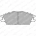 Тормозные колодки дисковые HYUNDAI Eccent/Lantra/Exel/Pony "90-99 Delphi LP704 (фото 1)