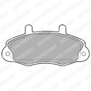 Тормозные колодки дисковые FORD Transit "F "91-97 Delphi LP766