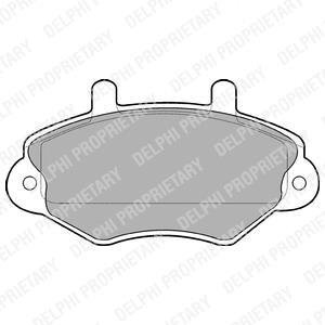 Тормозные колодки, дисковые Delphi LP767