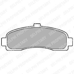 Комплект гальмівних колодок Delphi LP779