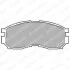 Тормозные колодки дисковые MITSUBISHI Colt/Eclipse/Galant/Lancer/Spacewagon "F "88-04 Delphi LP803 (фото 1)