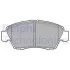 Тормозные колодки дисковые HONDA Civic 97-01 Delphi LP809 (фото 1)