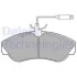 Тормозные колодки дисковые CITROEN/FIAT/PEUGEOT Jumper/Ducato/Boxer "F "94-99 Delphi LP878 (фото 1)