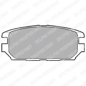 Тормозные колодки, дисковые Delphi LP921