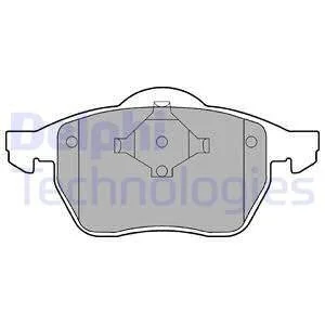 Тормозные колодки дисковые AUDI/SEAT/SKODA/VW A3/TT/Leon/Octavia/Bora/Golf/Jetta "94-05 Delphi LP978