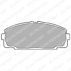 Гальмівні колодки, дискові Delphi LP989