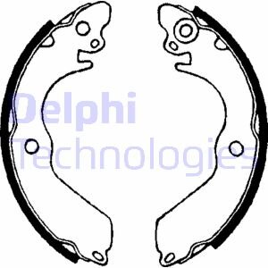 Гальмівна колодка Delphi LS1649