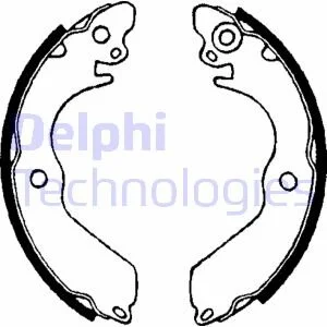 Гальмівна колодка Delphi LS1649