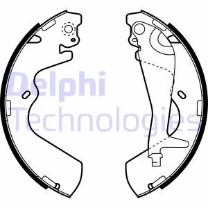Тормозные колодки, барабанні Delphi LS1934
