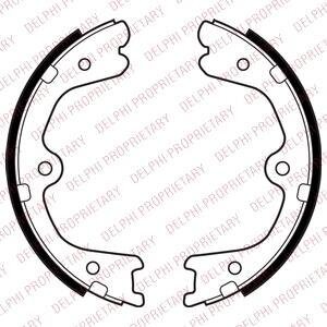Комплект гальмівних колодок з 4 шт. барабанів Delphi LS2032
