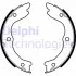 Тормозные колодки барабанные (ручник) NISSAN X-Trail(T30) >>"07 Delphi LS2038 (фото 1)